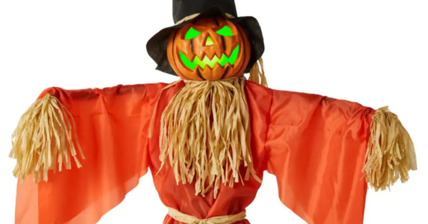 Home Depot is Selling A 5-Foot Animatronic Scarecrow That Will Keep the Monsters Away on Halloween Night 
