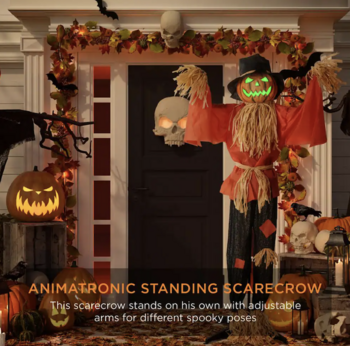Home Depot is Selling A 5-Foot Animatronic Scarecrow That Will Keep the ...