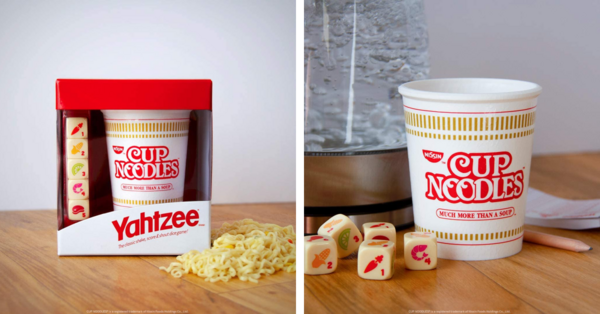 You Can Get A Yahtzee Game That Looks Exactly Like A Cup of Ramen Noodles