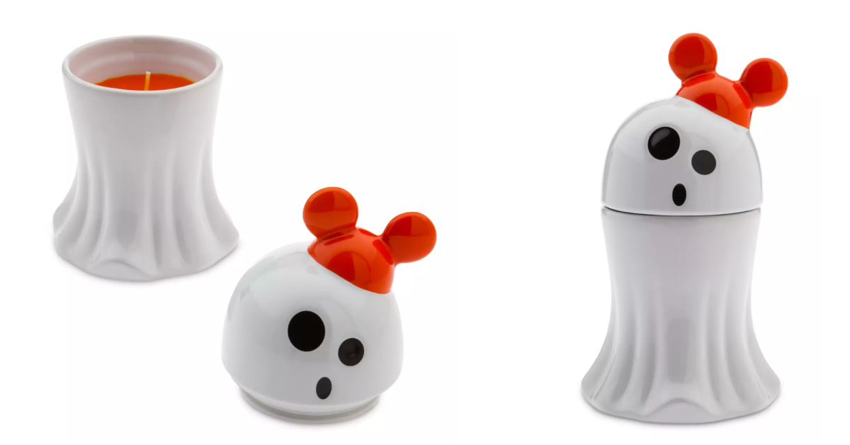 Disney is Selling A Mickey Mouse Ghost Candle That’ll Bring All The Magical Vibes to Your Halloween Decor