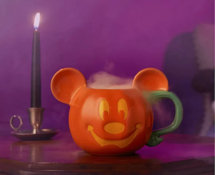 2023 Disney Halloween- Mickey Mouse Mug W/ Pumpkin Stir Stick