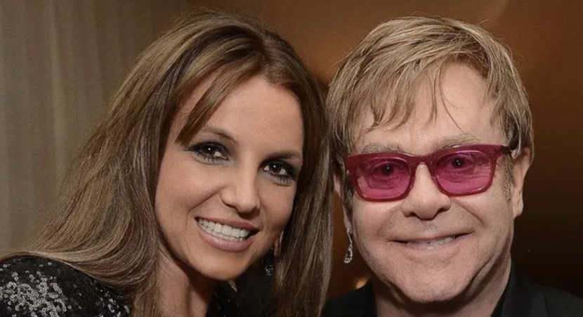 Elton John Released A Snippet of The New Song He Recorded with Britney Spears and It Is Fire