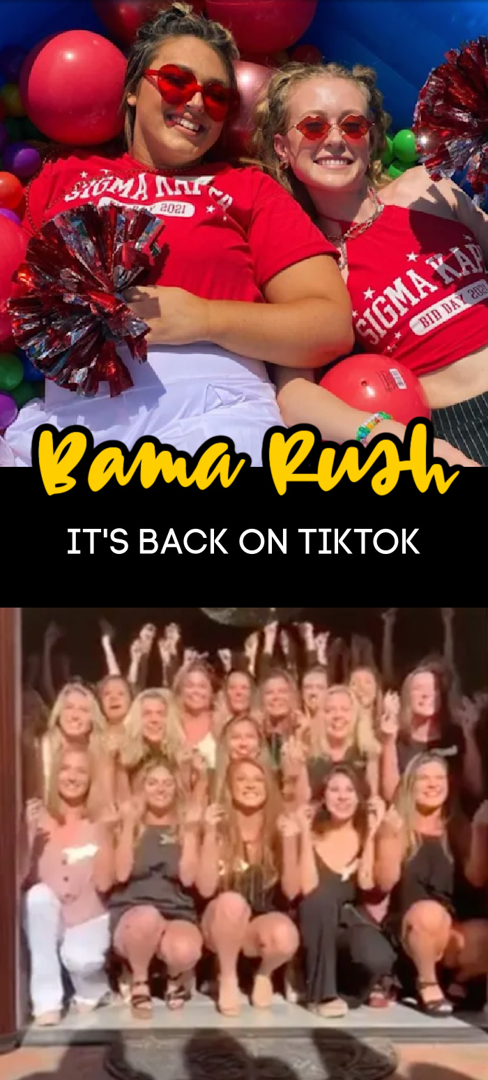 Bama Rush TikToks Are Back and This Year's Videos Are Better Than Ever