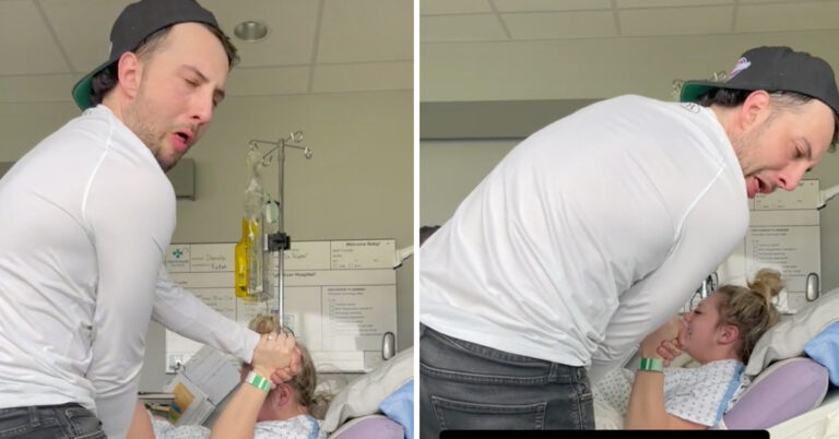 This Daddy-To-Be Can’t Handle Watching His Wife Give Birth And It’s Hilarious