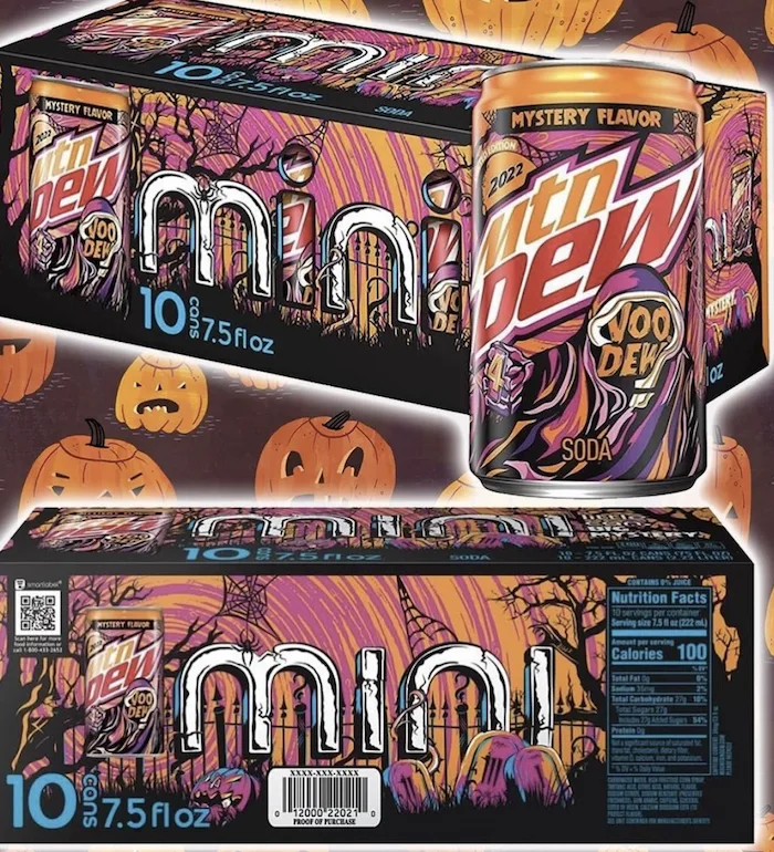 Mountain Dew's New Mystery VOODEW Flavor Is Back for Halloween. Can