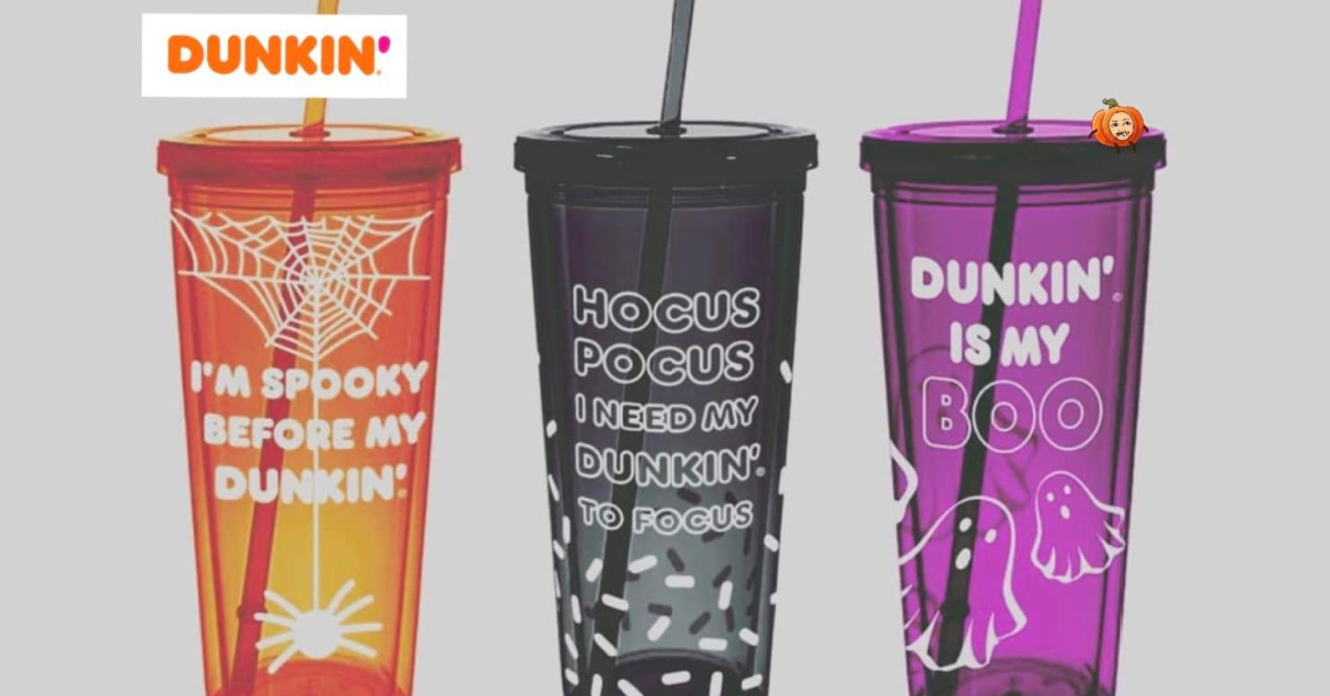 Move Over Starbucks, Dunkin’ Is Releasing Halloween Tumblers That Are Spooky Good