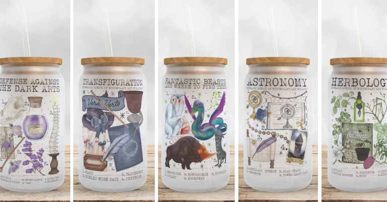 These Harry Potter Frosted Glass Cups Are So Magical, You Can Just Accio Them To Me