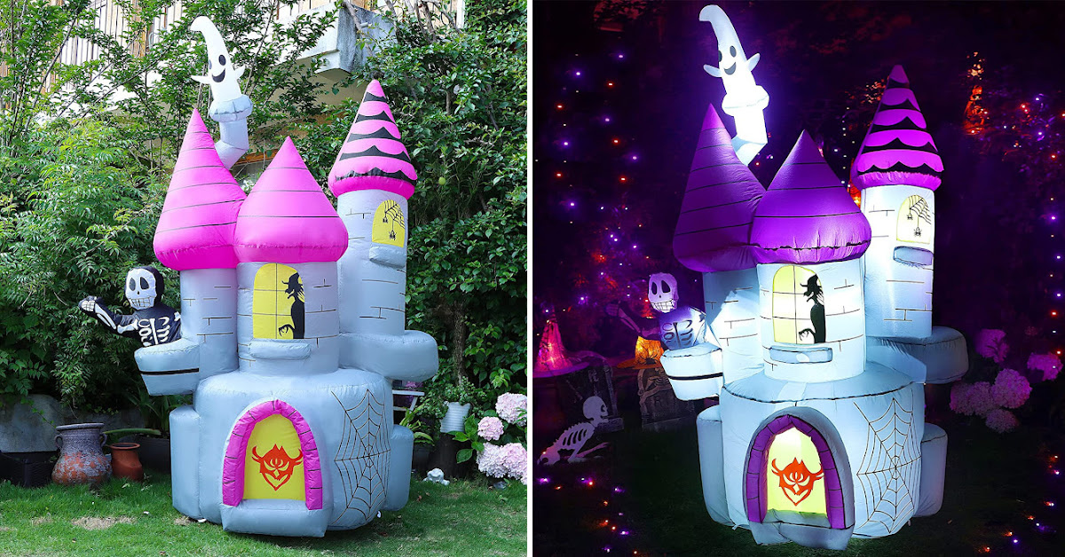 You Can Get The Cutest Inflatable Haunted Halloween Castle Just In Time For Halloween￼