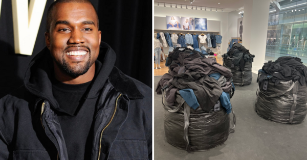 Kayne West Sells His Gap Clothing Out of Trash Bags and People Have Thoughts