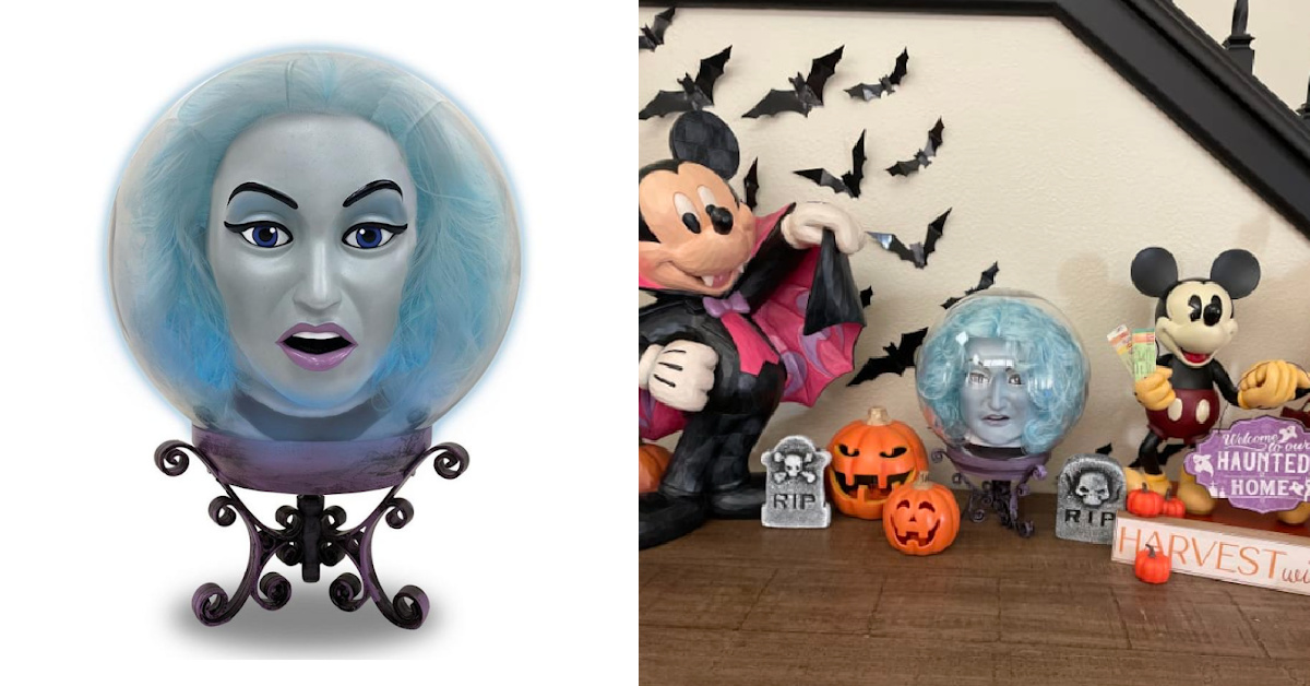 This Madame Leota ‘Crystal Ball’ Will Give Your House All The Haunted Mansion Vibes