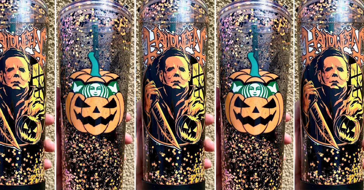 You Can Get A Michael Myers Starbucks Snow Globe Tumbler And It’s Wicked Cool
