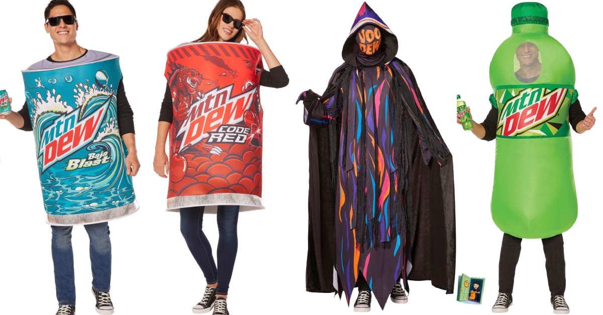 Spirit Halloween is Selling Mountain Dew Costumes and I Call Dibs on The VooDew Costume