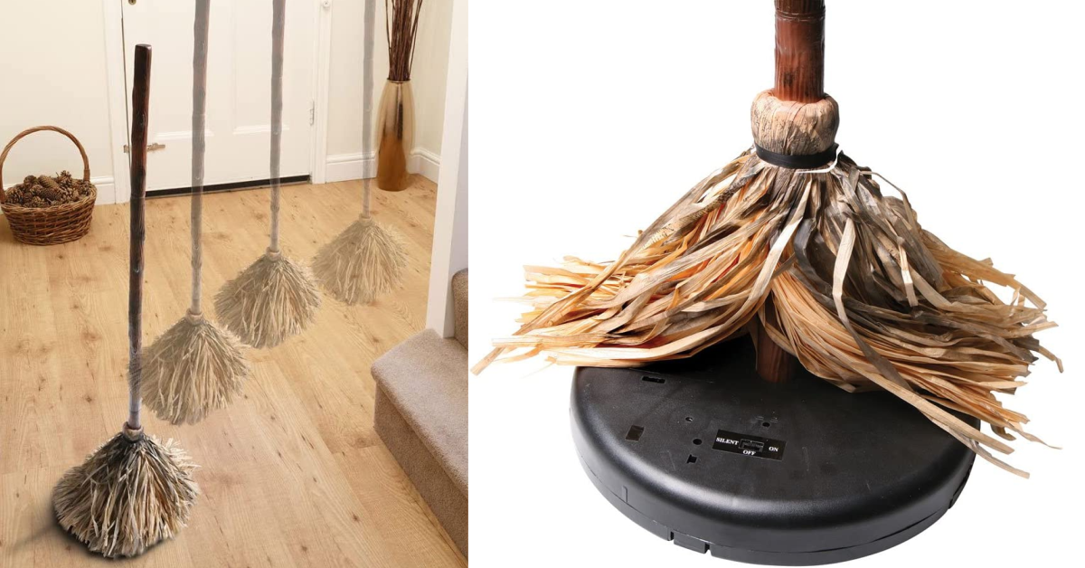 This Enchanted Witch’s Broom Moves Around Your House By Itself Just Like Magic