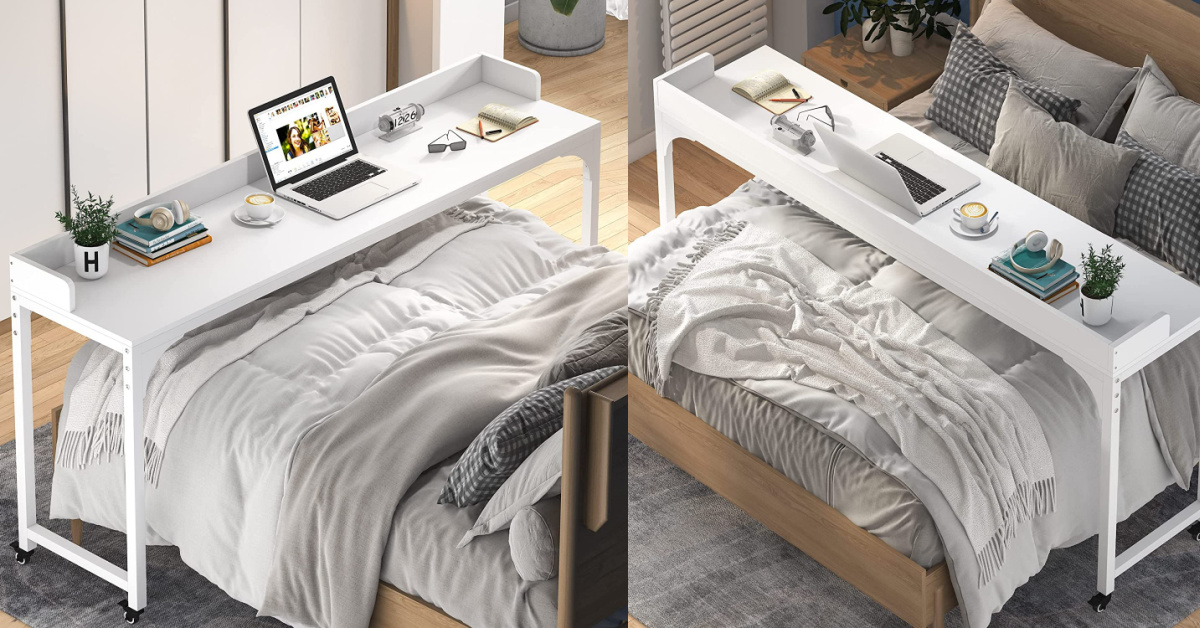 This Overbed Table Takes Working From Home to The Next Level