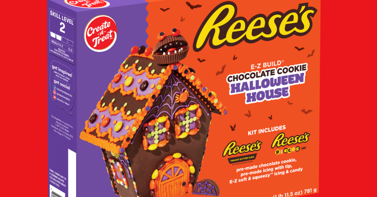 This Reese’s Chocolate Halloween House Kit Is Everything You Need to Sweeten Up Spooky Season