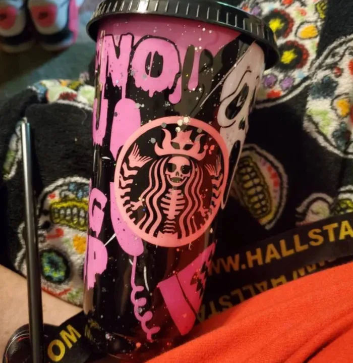 24oz Scream Starbucks Cold cup