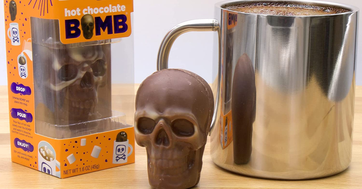 You Can Get Skull Hot Chocolate Bombs That Bring a Spooky Addition to Every Hot Cup of Cocoa