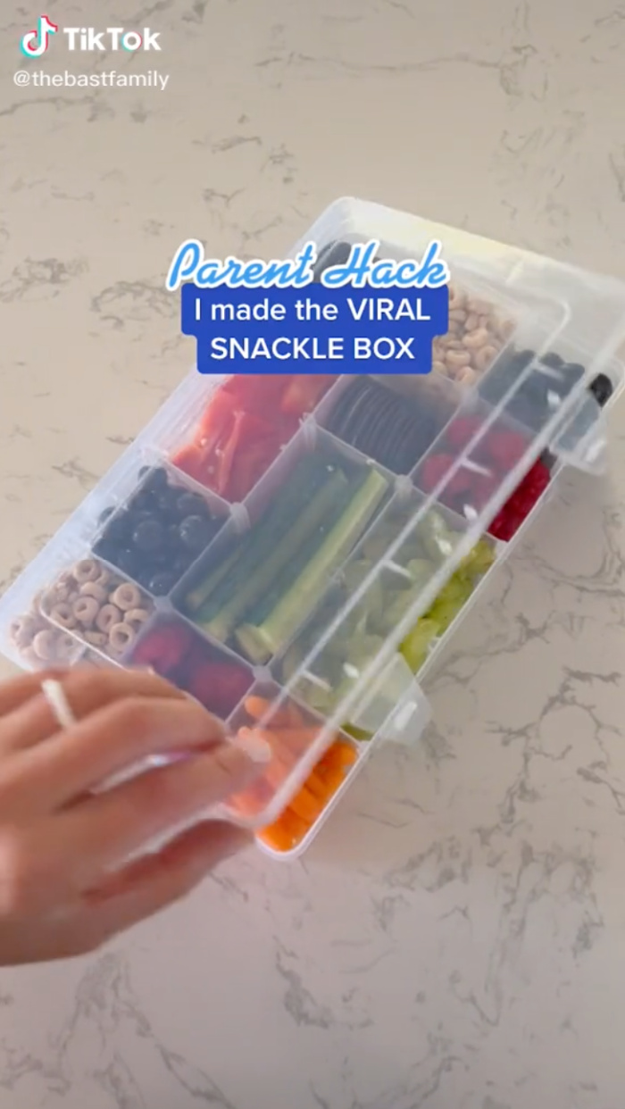 Trying the #snacklebox trend! Comment what I need to put in next