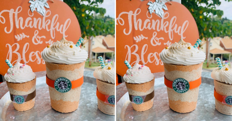 You Can Get Starbucks Inspired Pumpkin Spice Frappuccino Bath Bombs for Fall