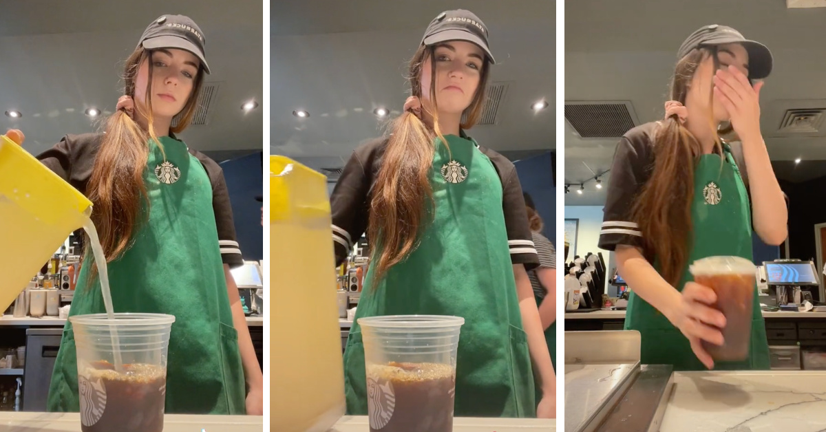 Starbucks Barista Gags After Trying Starbucks’ New Drink and I Can Totally See Why
