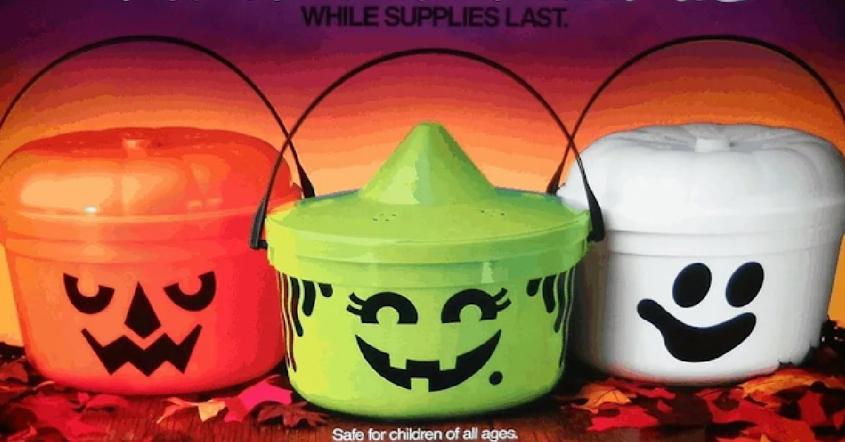 The McDonald’s Boo Buckets Release Today So Make a Mad Dash to Get One