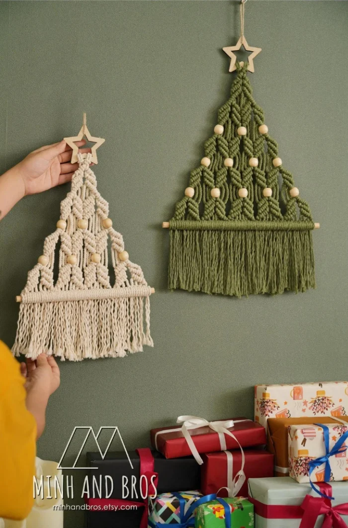 These Boho Christmas Tree Wall Decorations Will Bring Chic To Your Home  This Holiday Season