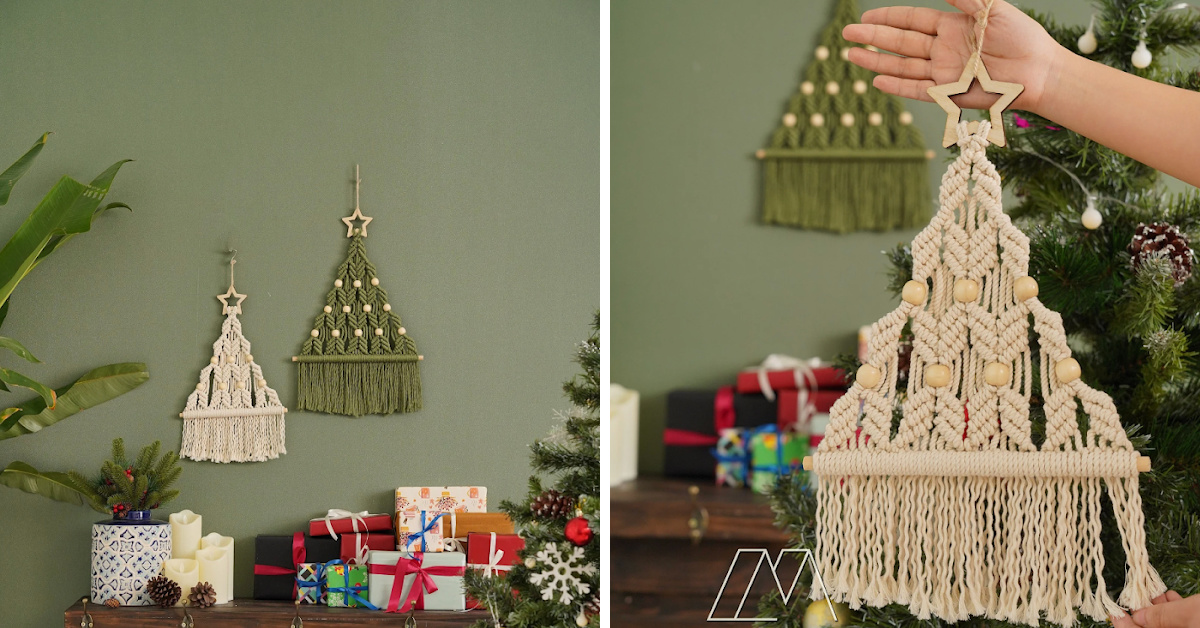 These Boho Christmas Tree Wall Decorations Will Bring Chic To Your Home This Holiday Season