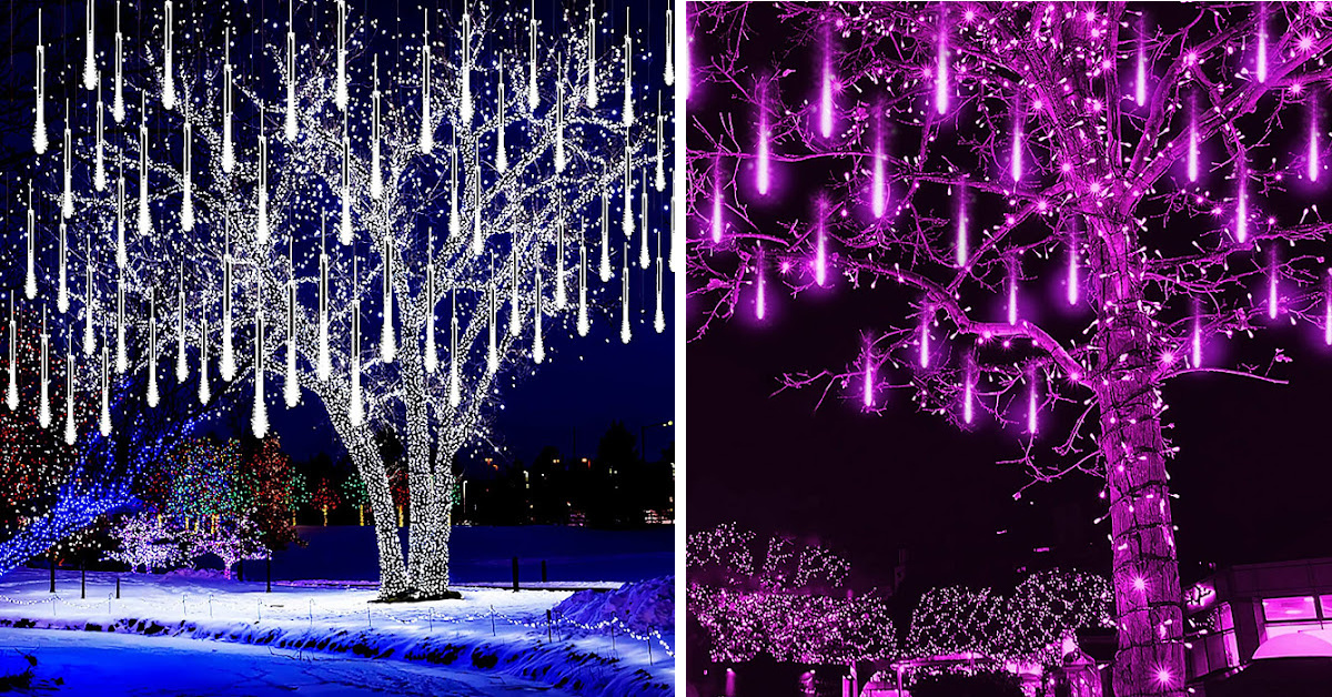 These Cascading Icicle Lights Are The Perfect Way To Make Your Holidays Merry And Bright