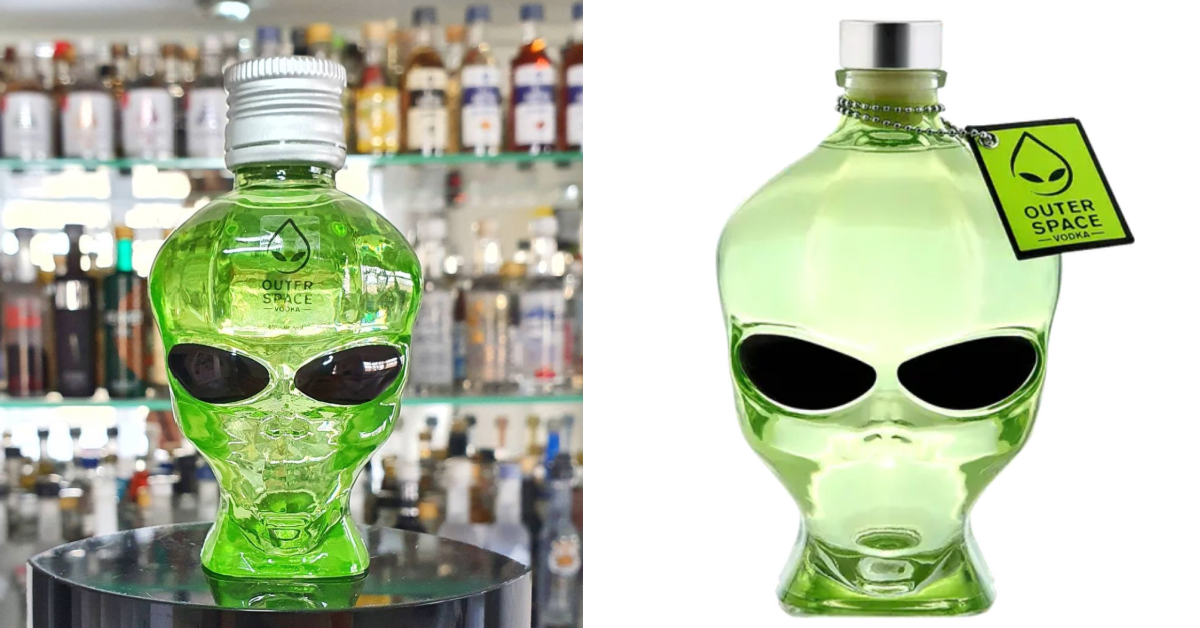 Outer Space Vodka Exists and It’s Shaped Like an Alien’s Head