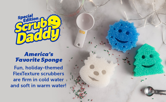 New Scrub Daddy Christmas Reindeer Sponge Special Edition