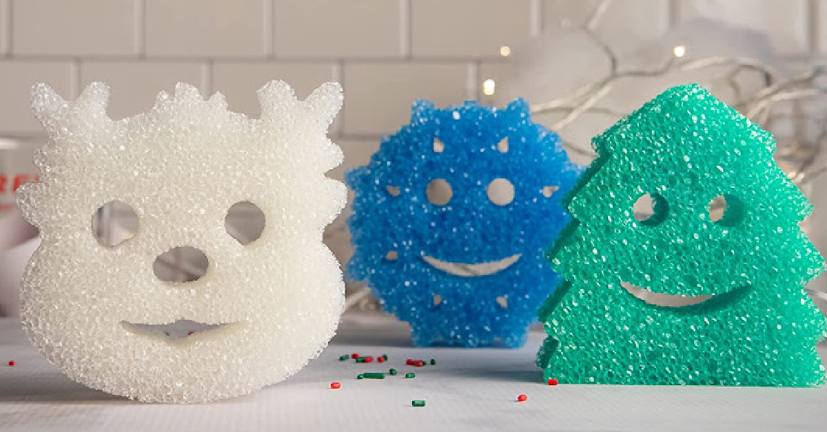 You Can Get Scrub Daddy Holiday Sponges To Bring A Bit Of Christmas Cheer To Washing Dishes