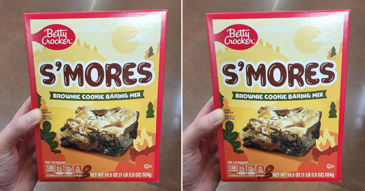 Betty Crocker Just Released a New S’mores Baking Mix that Combines Cookies and Brownies