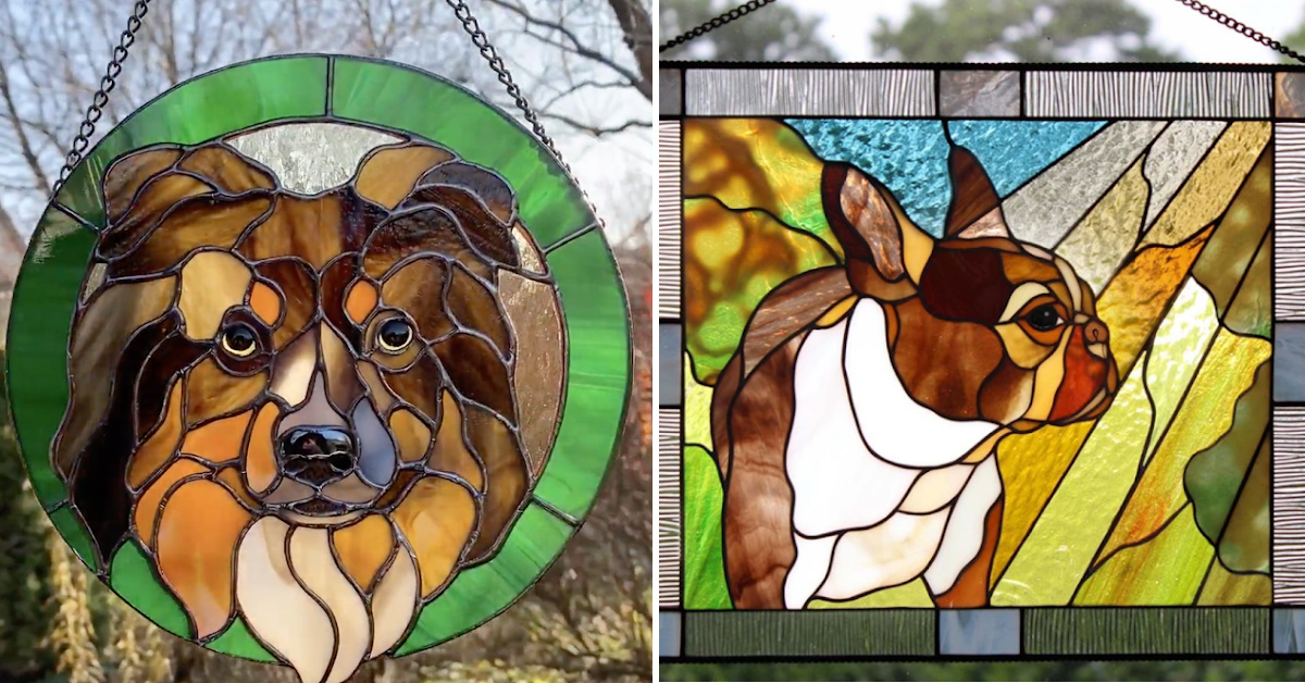 These Personalized Stained Glass Pet Portraits Are The Perfect Gift For That Animal Lover In Your Life