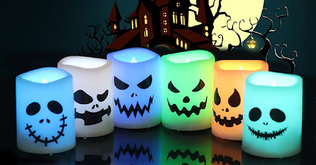 These Halloween Flameless Candles Change Color and They Are Wicked Cute