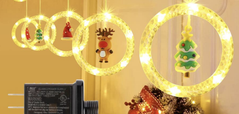 You Can Get Hanging Christmas Ornament Lights That’ll Bring Cheer to Your Home for The Holidays