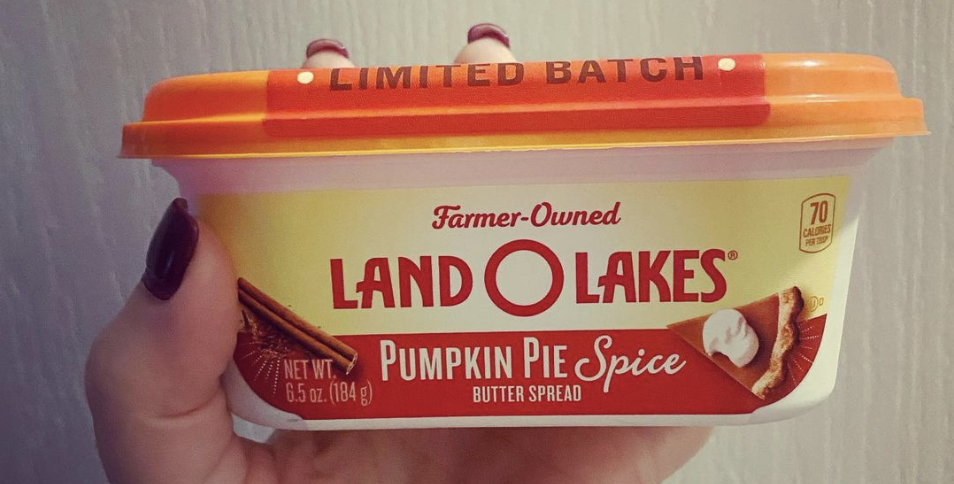 Land O Lakes Has A Pumpkin Spice Butter Spread That Tastes Just Like A Slice of Pumpkin Pie