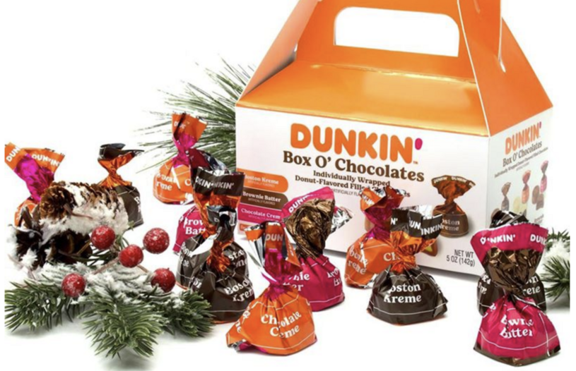 You Can Get An Entire Box of Dunkin’ Donut-Flavored Filled Chocolates Just in Time for The Holidays