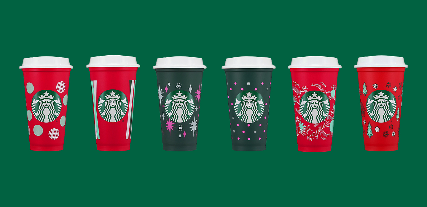 Starbucks 25 Pack Holiday 2021 Hot Cups, Hot Coffee Cups, Disposable Cups for Hot Drinks, Disposable Coffee Cups, Hot Cups, Paper Coffee Cups (20 oz