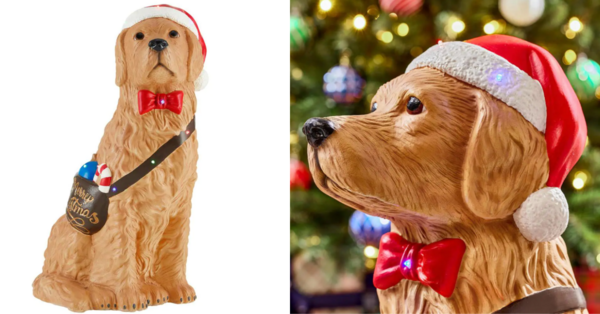 Here’s Where to Find the Viral Christmas Golden Retriever Everyone Wants This Holiday Season