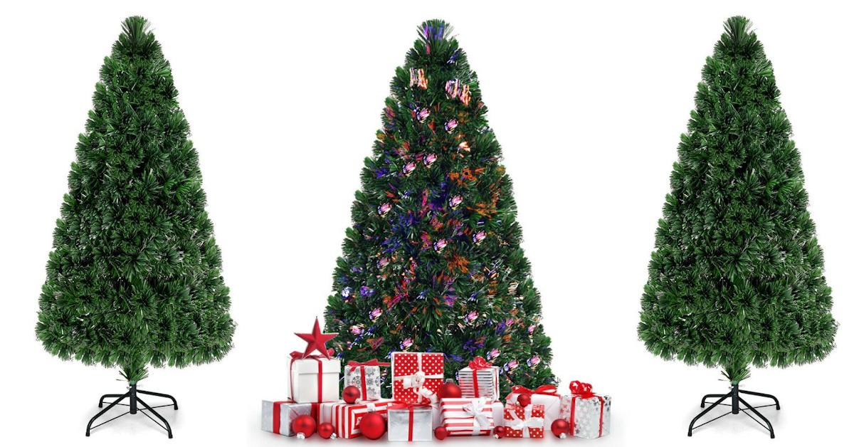Target Is Having A Massive Sale on This Pre-Lit Fiber Optic Christmas Tree