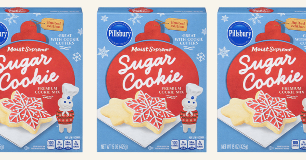Pillsbury Released A New Moist Supreme Sugar Cookie Mix Just In Time For The Holidays