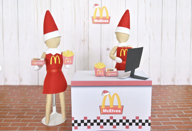 You Can Get A Mini McDonald’s Meal So Your Elf on The Shelf Can Have A Fast Food Night at Home