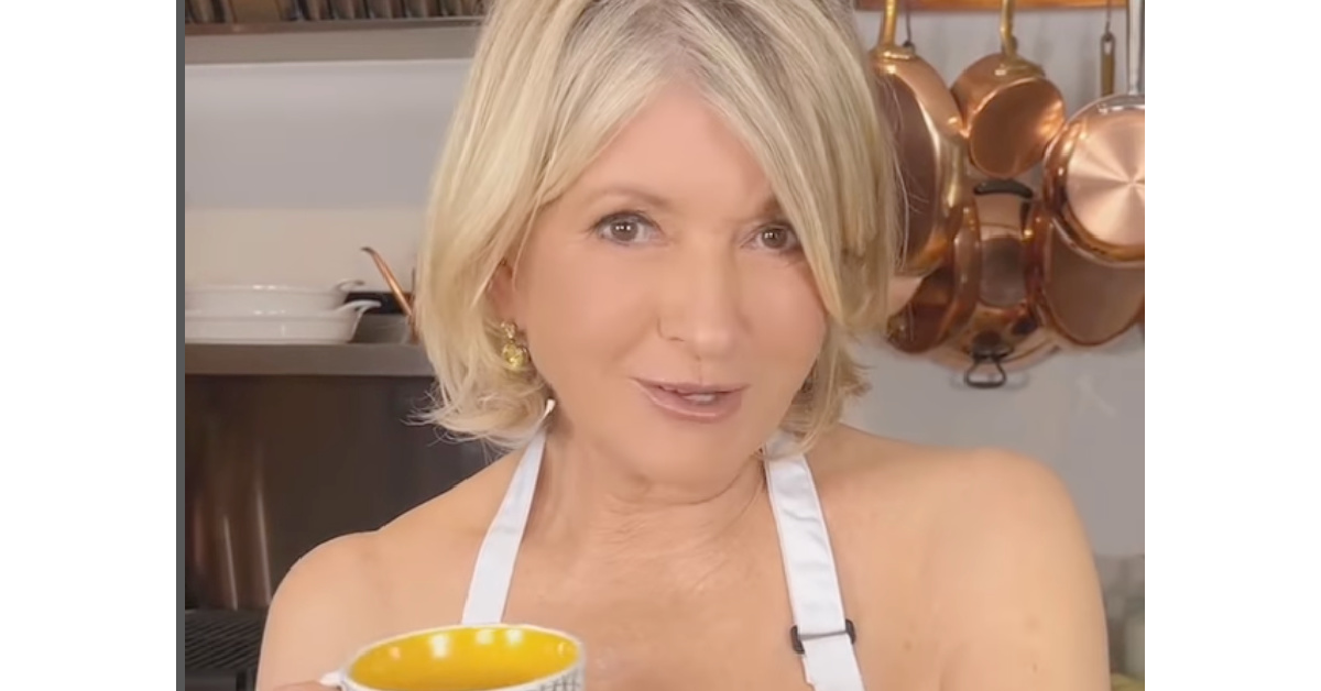 People Are Losing it Over Martha Stewart Posting a Topless ‘Thirst Trap’ Video 