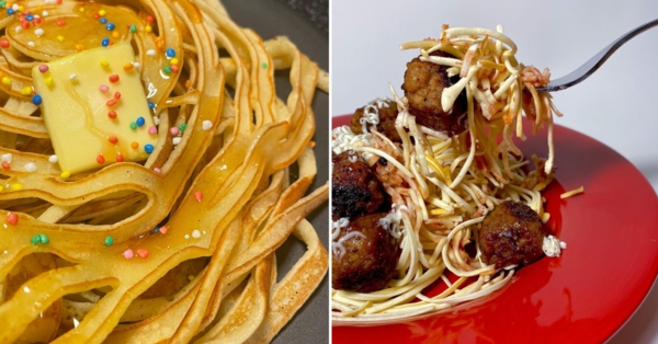 Mover Flap Jacks, ‘Pancake Spaghetti’ Is the Hottest New Food Trend for Breakfast