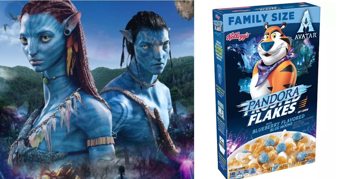 Kellogg’s Is Bringing Us Pandora Flakes To Celebrate The Release Of ‘Avatar: The Way of Water’