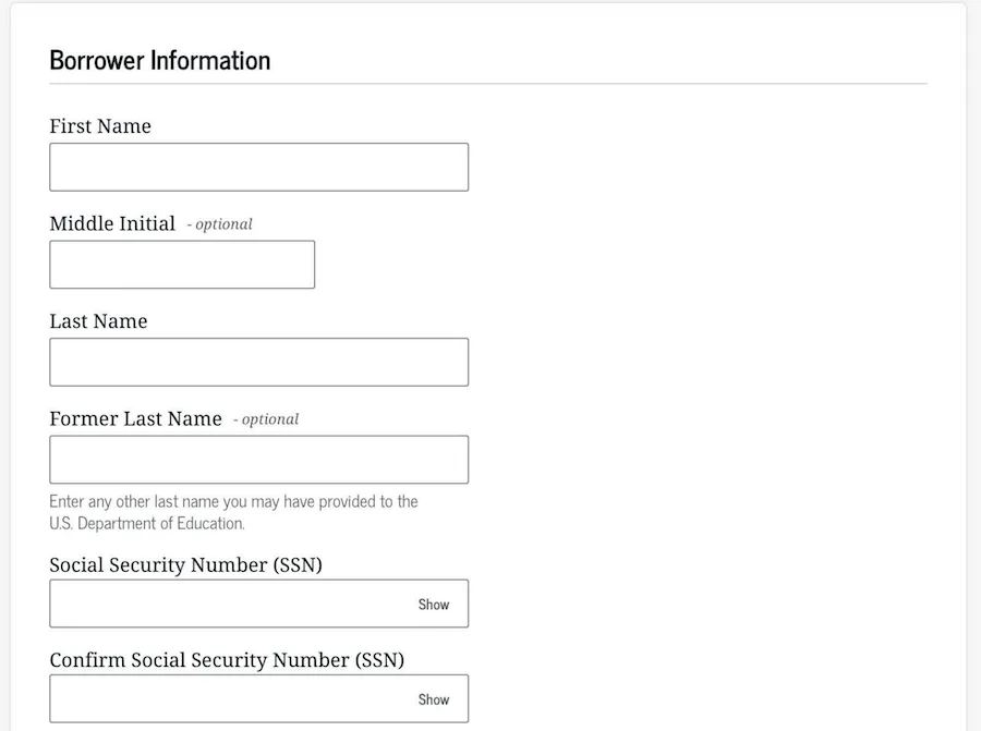 Here's What The Form for Student Loan Will Look Like