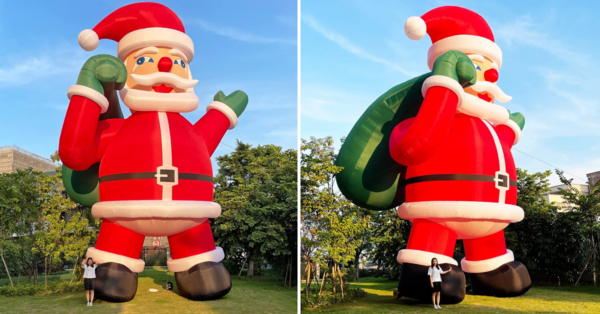You Can Get a 40 Foot Inflatable Santa Claus You Can Put in Your Yard for The Holidays