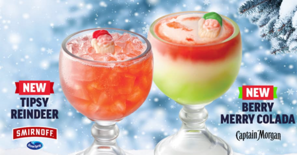 Applebee’s is Selling Giant Christmas Cocktails for Only $6 and Count Me In