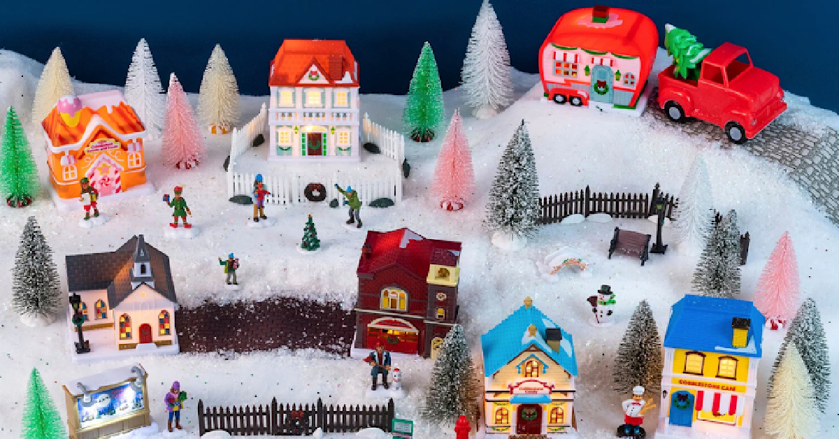 Dollar Tree is Selling An Entire Christmas Village And It’s A Winter Wonderland