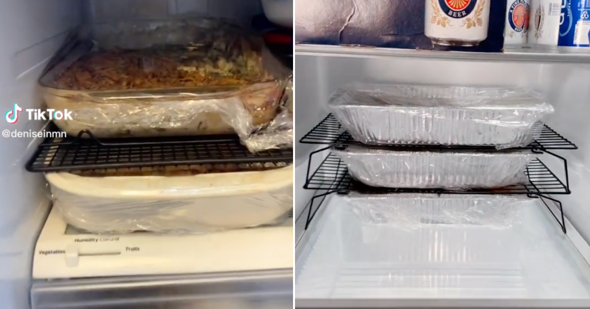 This Cooling Rack Hack is Pure Genius For Storing All Those Holiday Leftovers